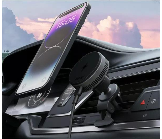 AUKEY Ładowarka indukcyjna MagFusion Dash Pro HD-MC13A - 1471912 - zdjęcie 2